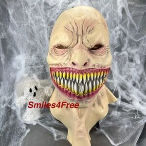 Halloween Scary Full Head Mask Latex Cosplay Zombie Face Cover Devil Horror Mask